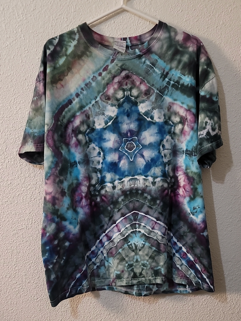 Gildan Tie-Dye Tee - Blue, Purple, Teal, Pink